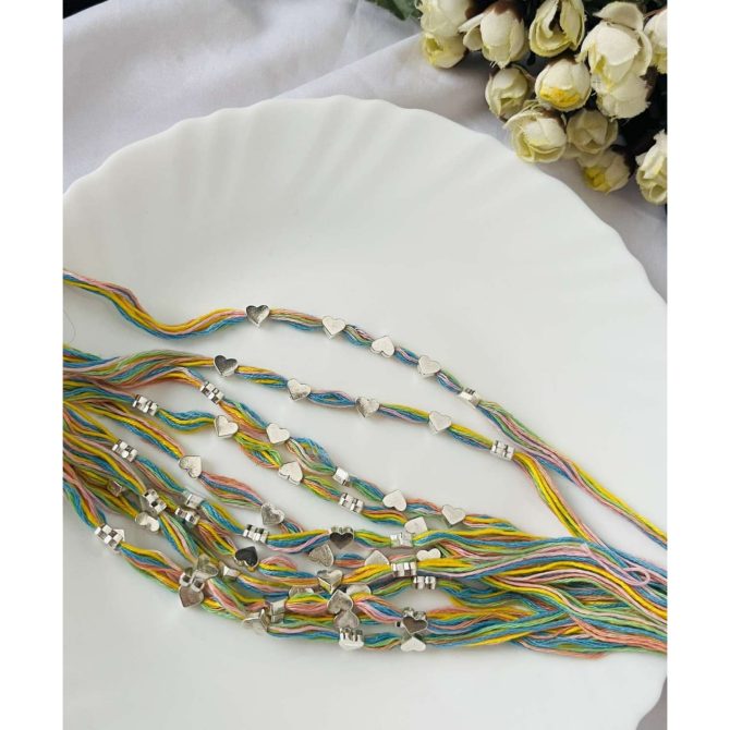Pastel Hearts Rakhi