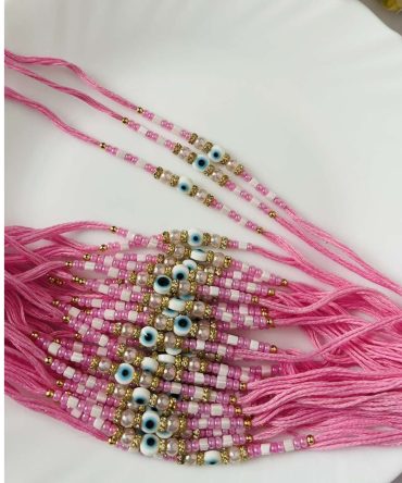 Pink Evil Eye Rakhi