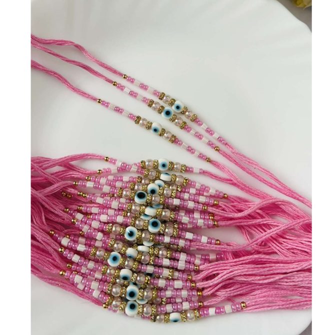 Pink Evil Eye Rakhi