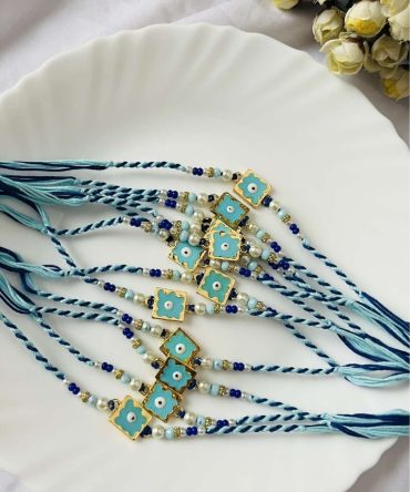 Square Evil Eye Rakhi