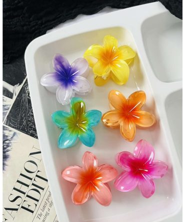 Medium Floral Claw