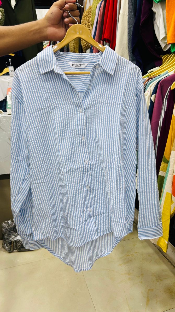 Light Blue Stripes Shirts - Image 2