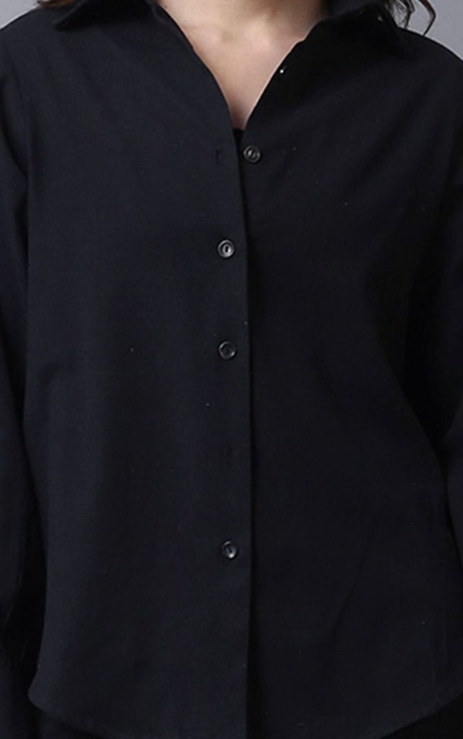 Black linen Cotton Co-ord Set - Image 4