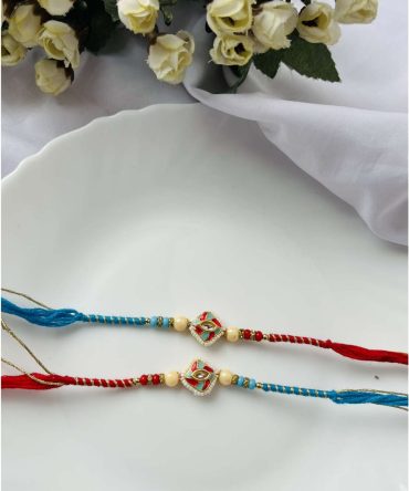 Minimalist Pearl Diamond Rakhi