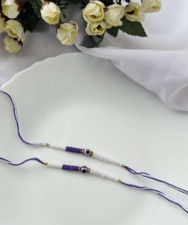Purple Evil Eye Rakhi