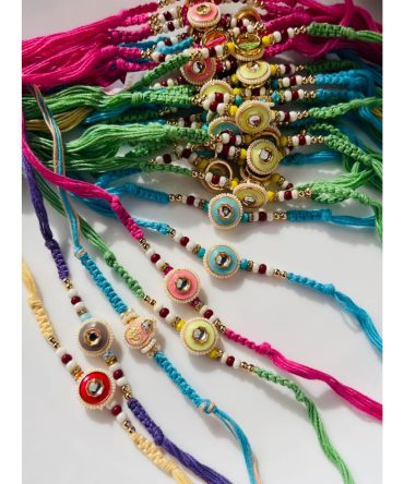 Pastel Diamond Rakhi