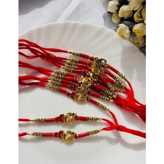 Floral Ganesha Rakhi