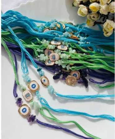 Multicolor Evil Eye Rakhi