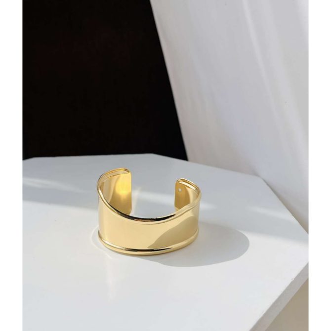 Angular Cuff Bracelet - Image 2