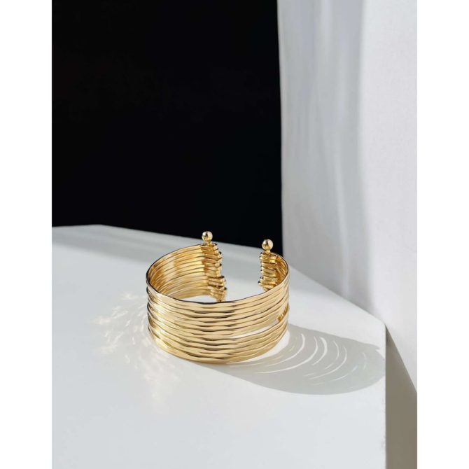 Layered Cuff Bracelet - Image 2