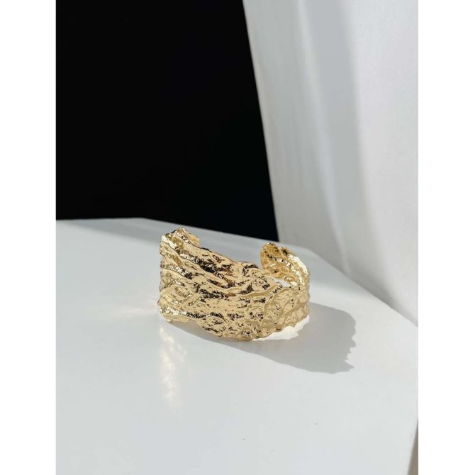 Textured Cuff Bracelet - Image 2
