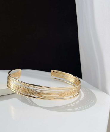 Layered Cuff Choker Necklace