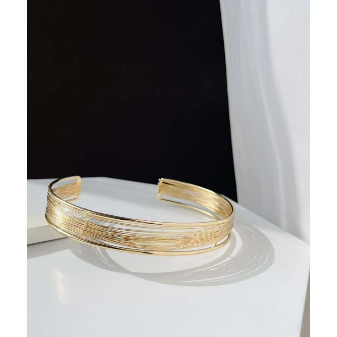Layered Cuff Choker Necklace