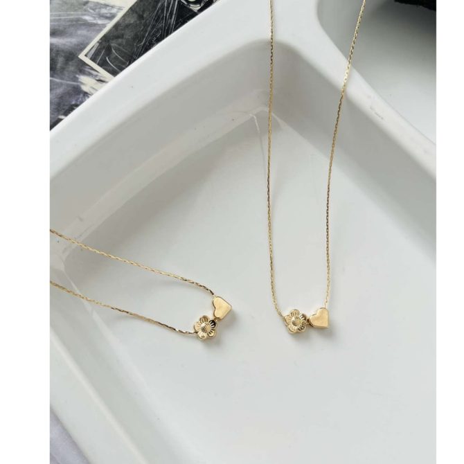 Floral Heart Necklace