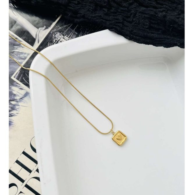 Hannah Heart Necklace~ Anti Tarnish - Image 2