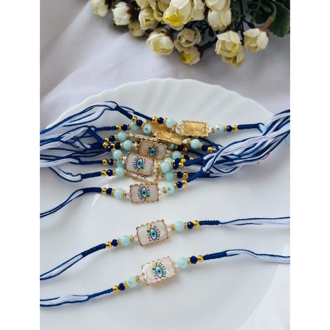 Crystal Evil Eye Rakhi