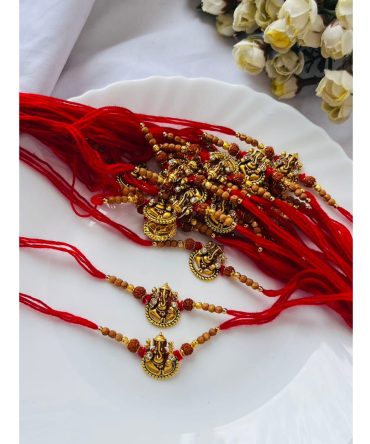 Red Ganesha Rakhi