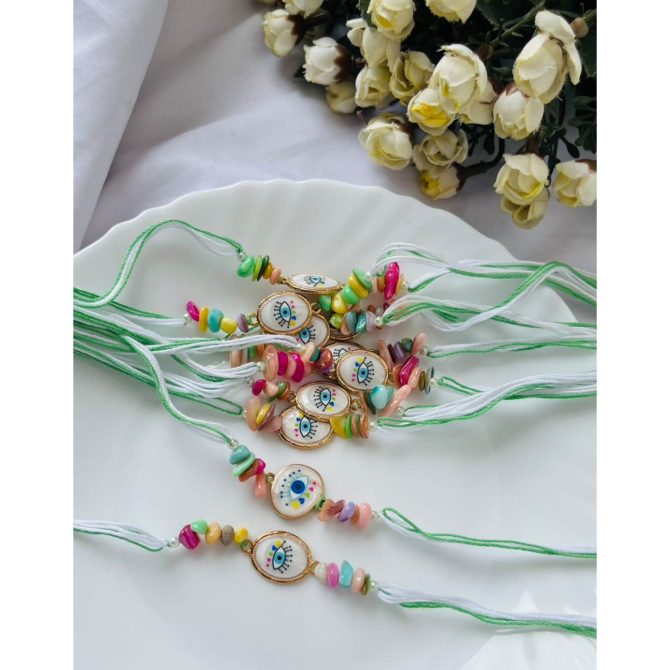 Pastel Evil Eye Rakhi