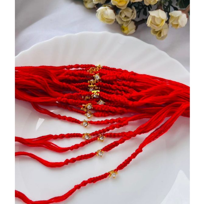 Minimalist Diamond Rakhi