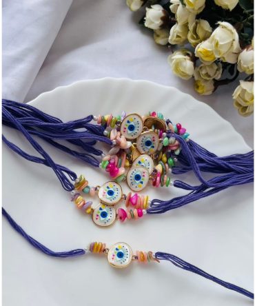 Multicolor Evil Eye Rakhi
