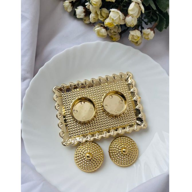 Golden Pooja Platter - Image 2