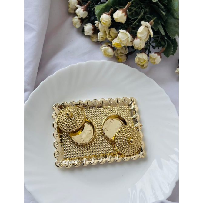 Golden Pooja Platter