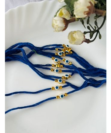 Dark Blue Evil Eye Rakhi