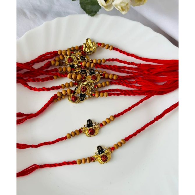 Shivling Rudraksh Rakhi - Image 2