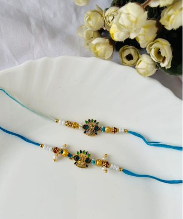 Peacock Couple Rakhi