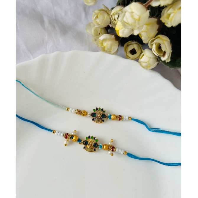 Peacock Couple Rakhi