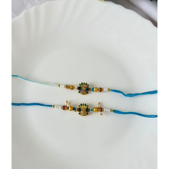 Peacock Couple Rakhi - Image 2