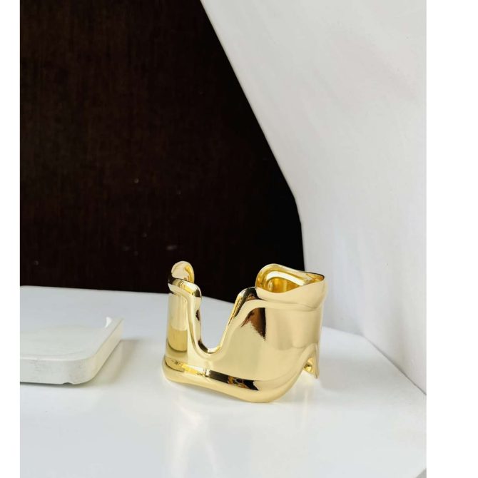Angular Cuff Bangle - Image 2