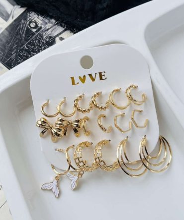 Serenity Earrings Combo (₹20 Per Pair)