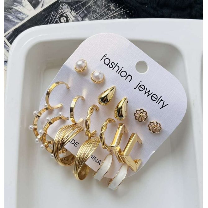 Pearl Floral Combo (₹20 Per Pair) - Image 3