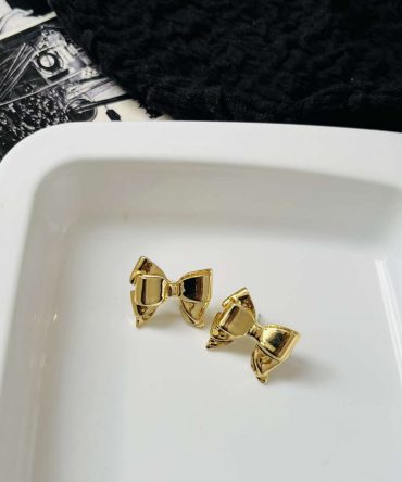 Glossy Bow Earrings
