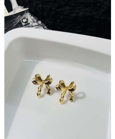 Tangled Bow Earrings