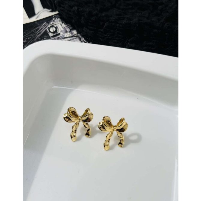 Tangled Bow Earrings