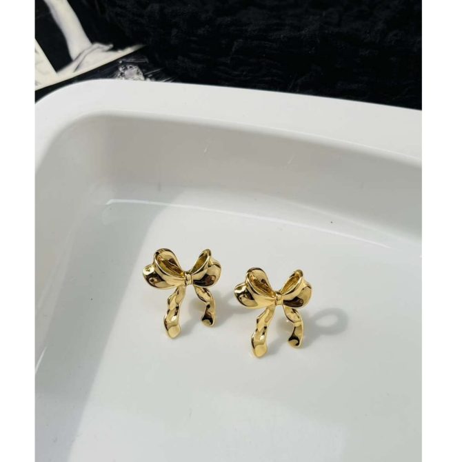Tangled Bow Earrings - Image 2