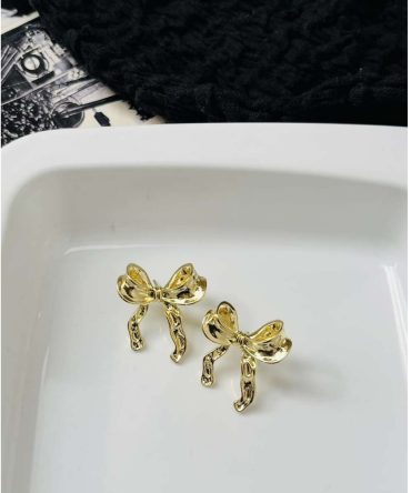 Twisted Bow Earrings
