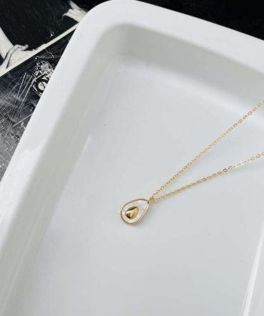 Avocado Drop Necklace