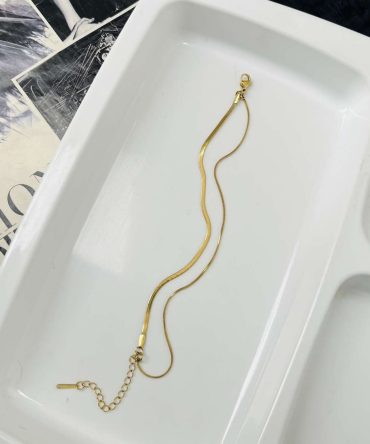 Two Layer Chain Bracelet~ Anti Tarnish