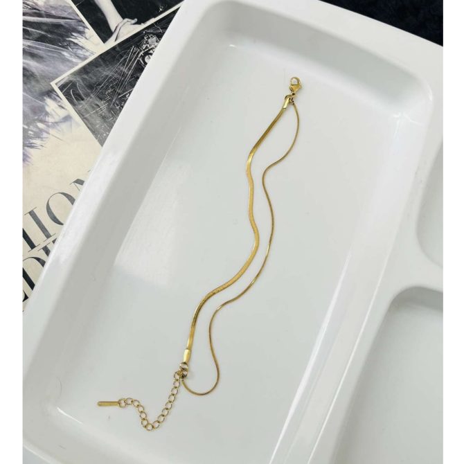 Two Layer Chain Bracelet~ Anti Tarnish