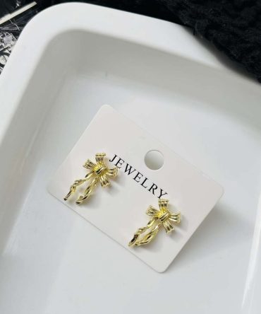 Minimalist Bow Earrings