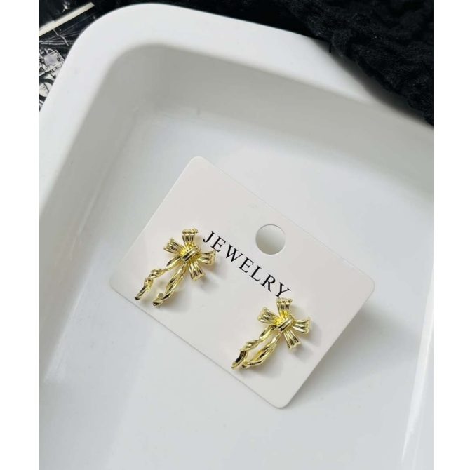 Minimalist Bow Earrings