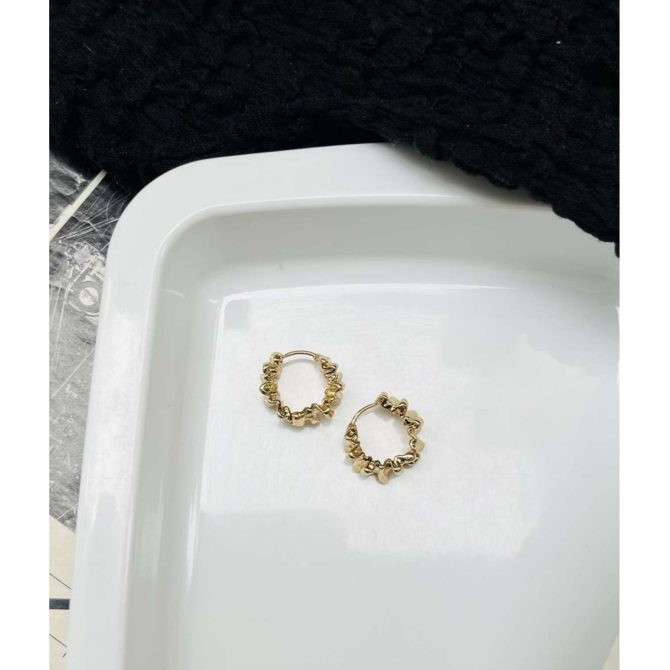 Twisted Hoops~ Anti Tarnish - Image 2
