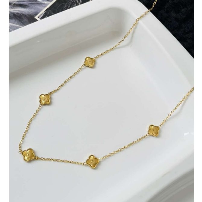 Multi Clover Necklace~ Anti Tarnish