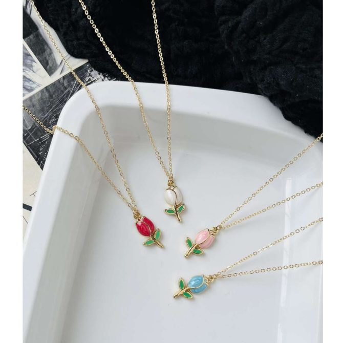Tulip Charm Necklace