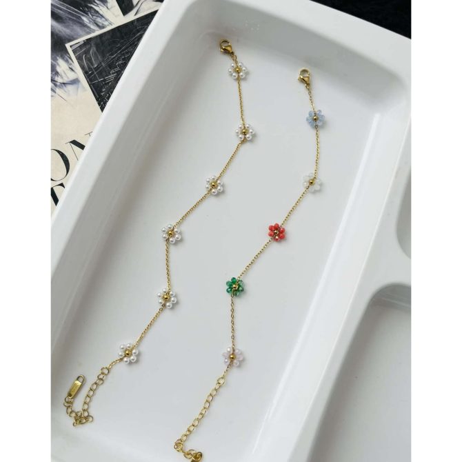 Floral Bracelet~ Anti Tarnish