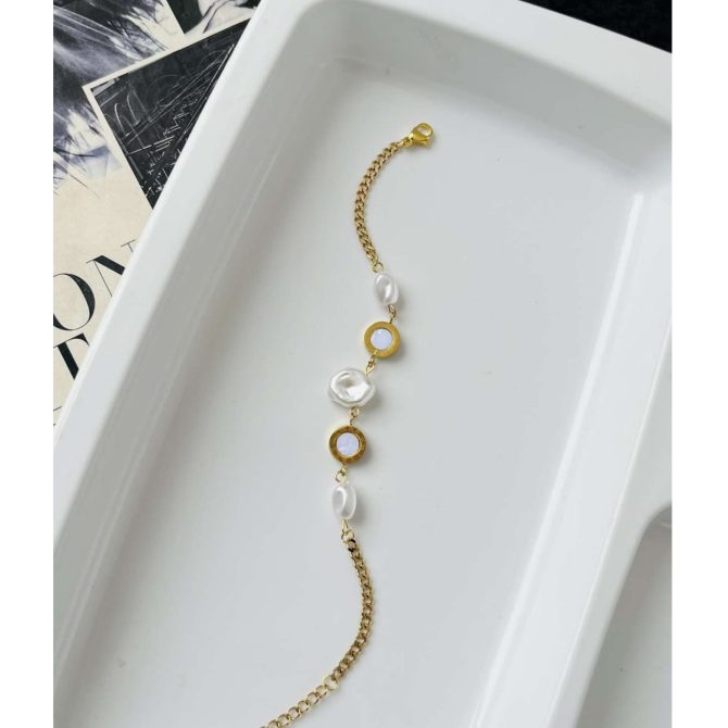 Pearl Ecstasy Bracelet~ Anti Tarnish