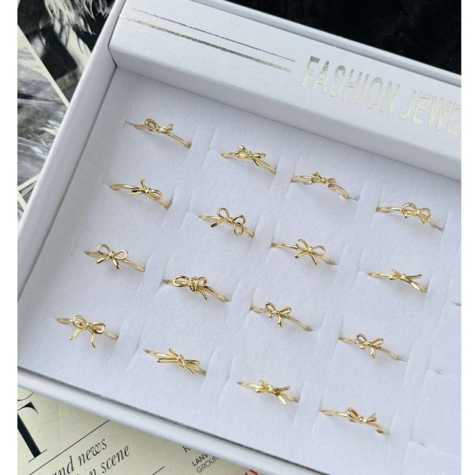 Sleek Bow Rings - Image 2